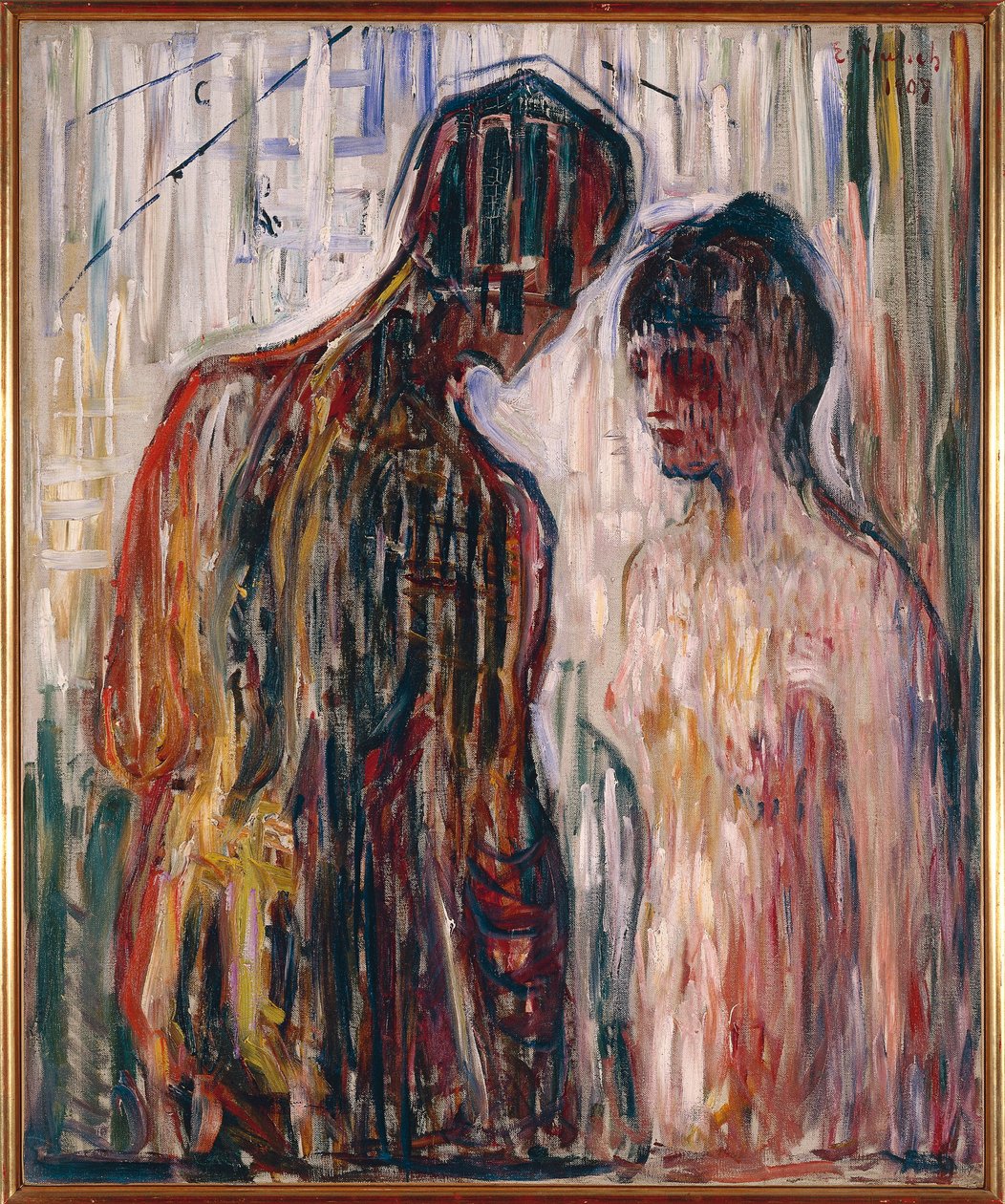 Amor och Psyche av Edvard Munch
