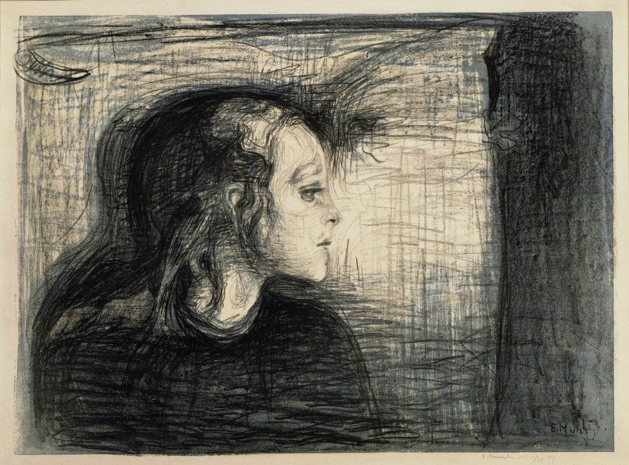 Det sjuka barnet I av Edvard Munch