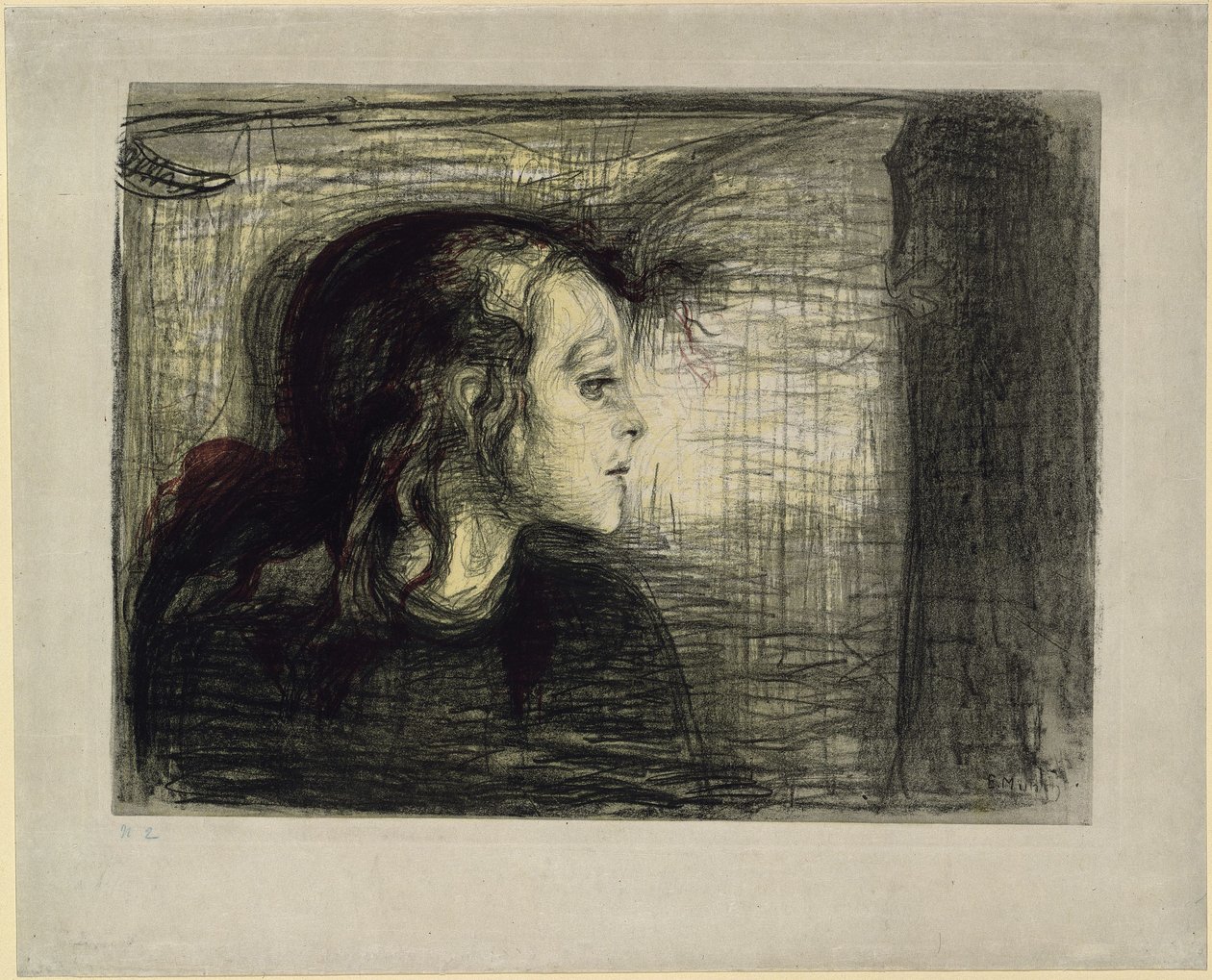 Det sjuka barnet I av Edvard Munch