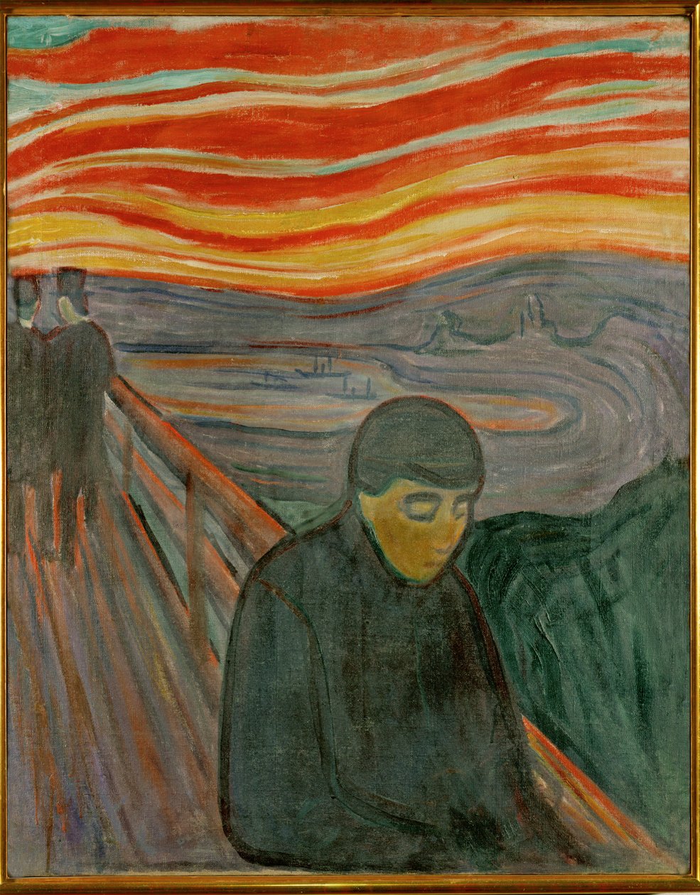 Despair (olja på duk) av Edvard Munch