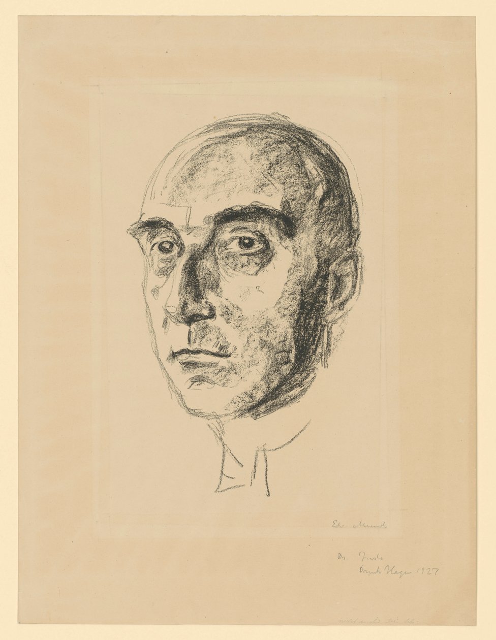 Dr Ludwig Justi av Edvard Munch