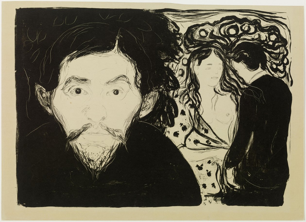 Avundsjuka (liten) av Edvard Munch