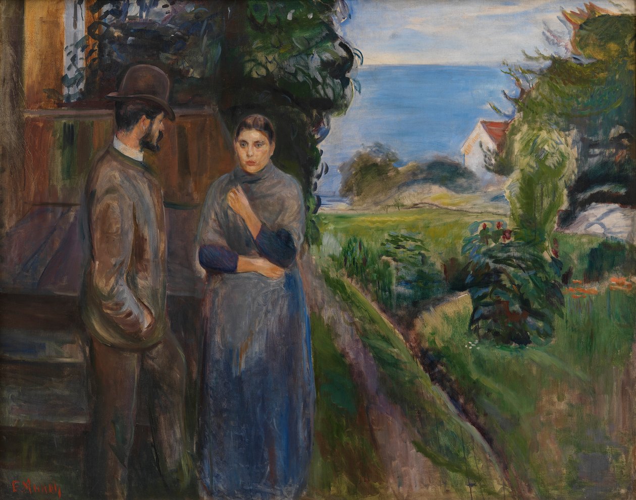 Kvällsprat av Edvard Munch