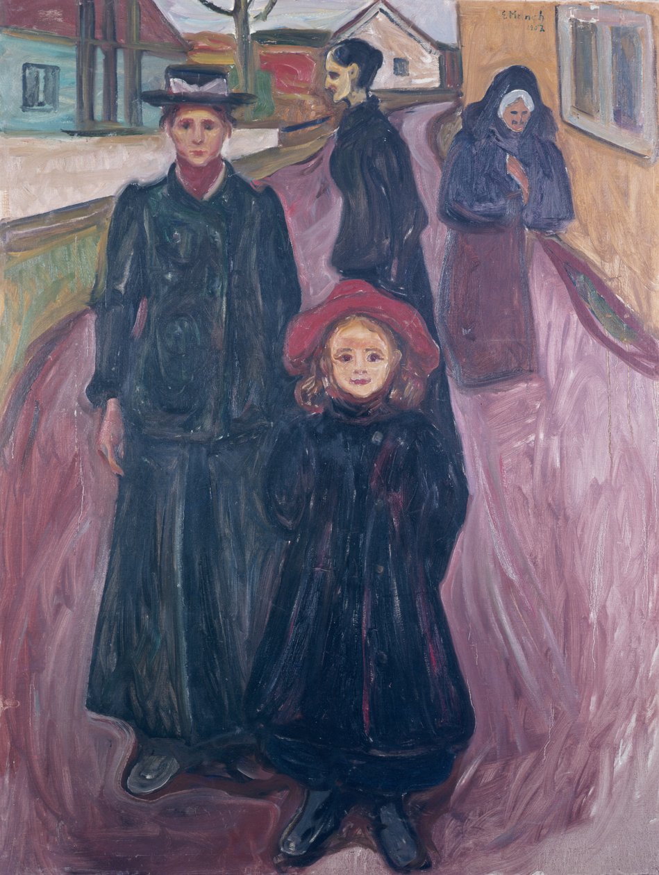 Fyra livsåldrar av Edvard Munch