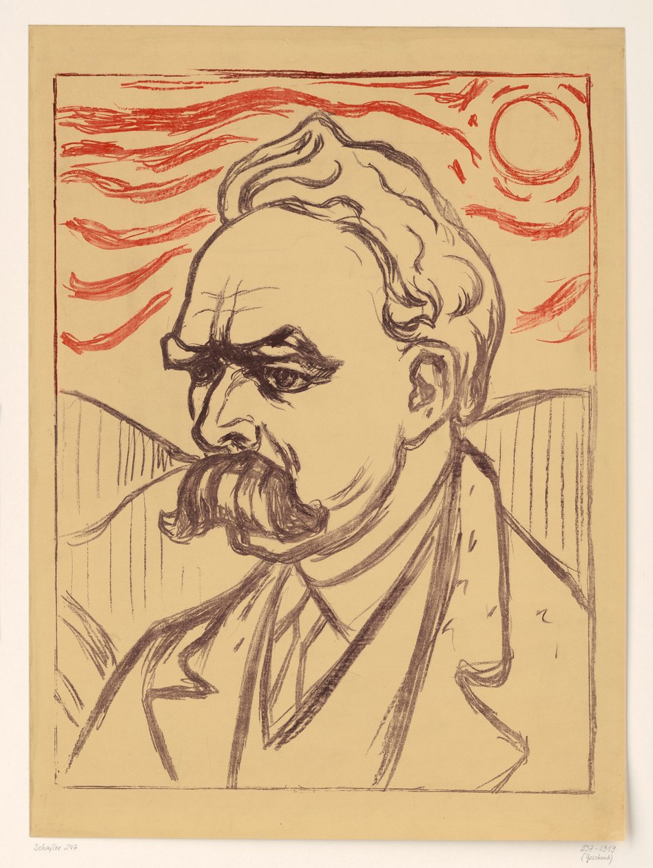 Friedrich Nietzsche av Edvard Munch