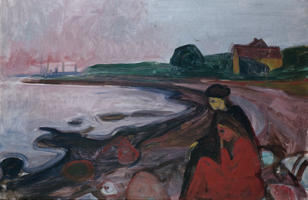 Från Asgårdstrand av Edvard Munch