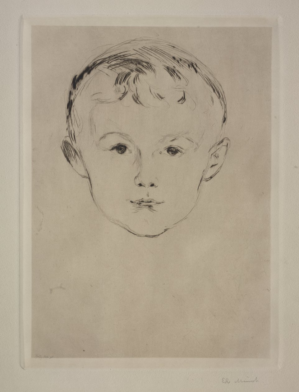 Från Max Lindes hus: Theodor Linde av Edvard Munch