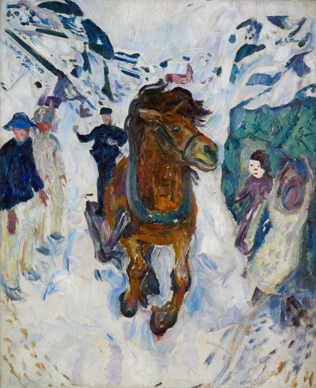 Galloping Horse av Edvard Munch