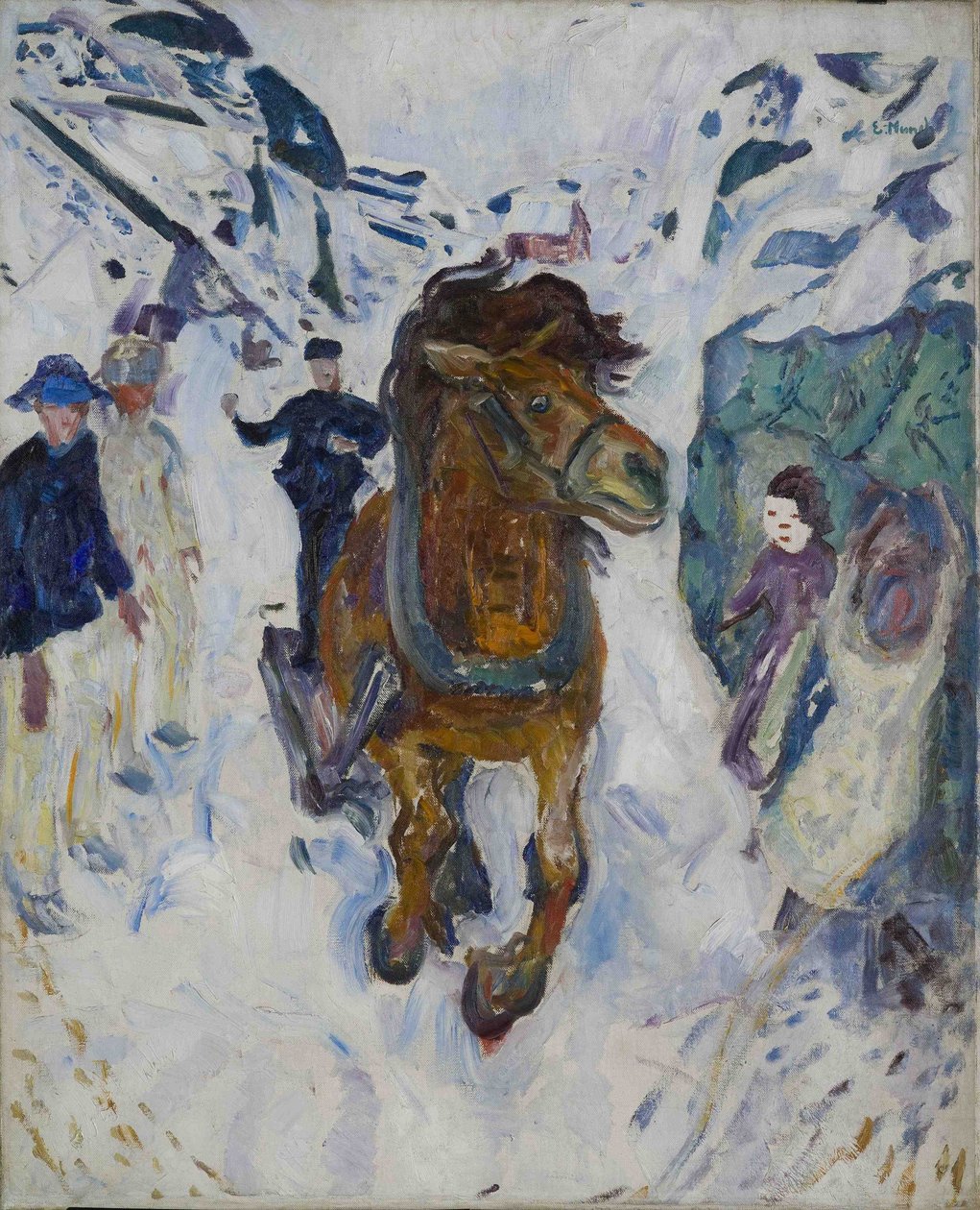 Galopperande häst av Edvard Munch