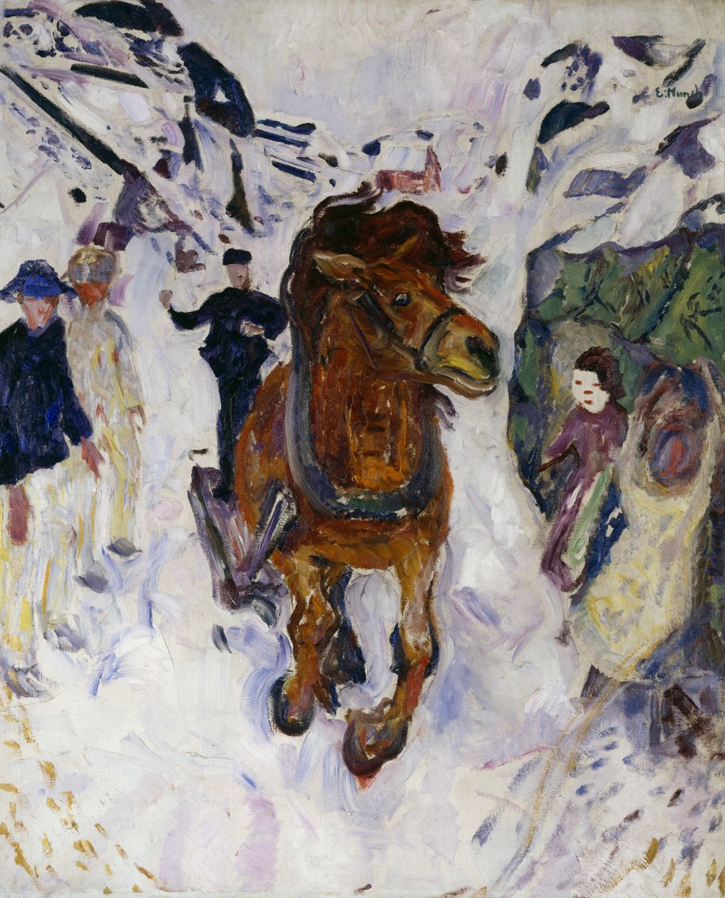Galopperande häst av Edvard Munch