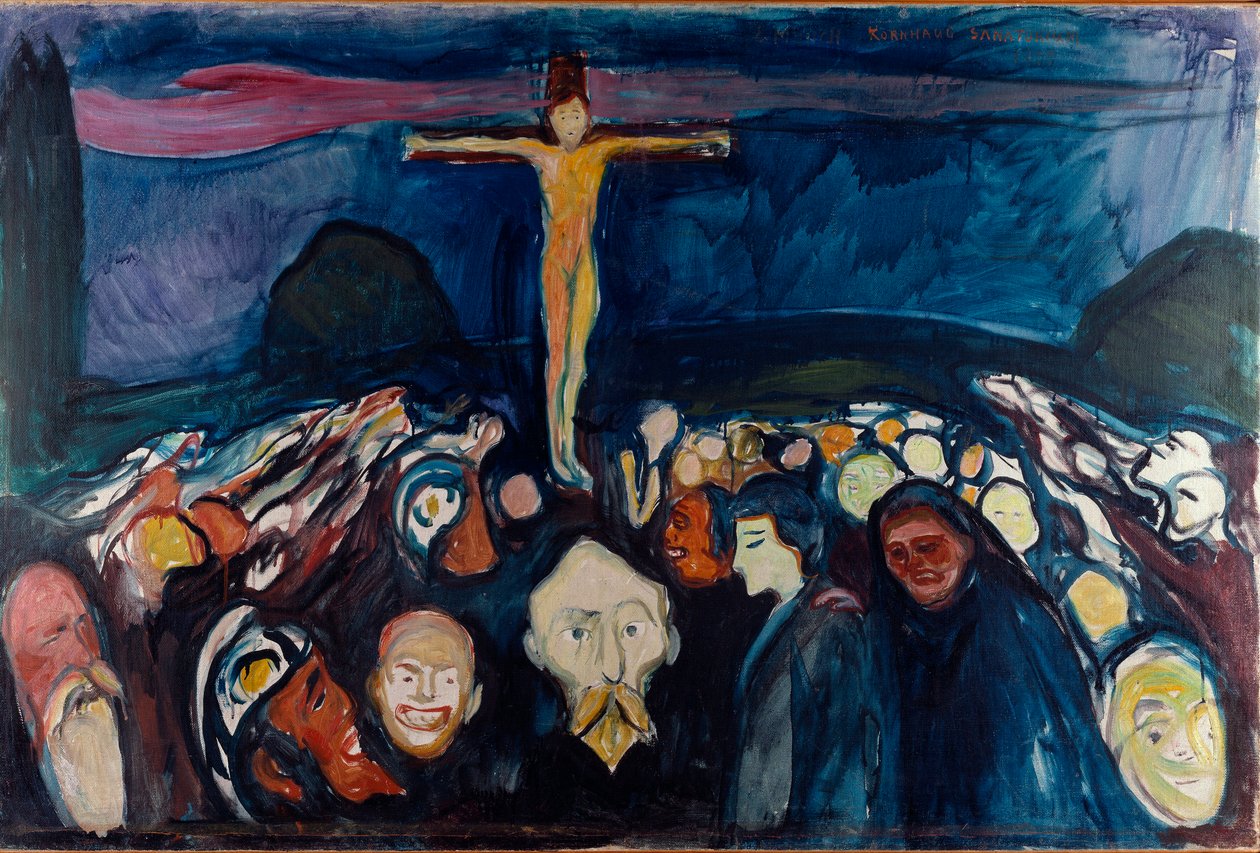 Golgatamålning av Edvard Munch (1863-1944) 1900 (olja på duk) av Edvard Munch