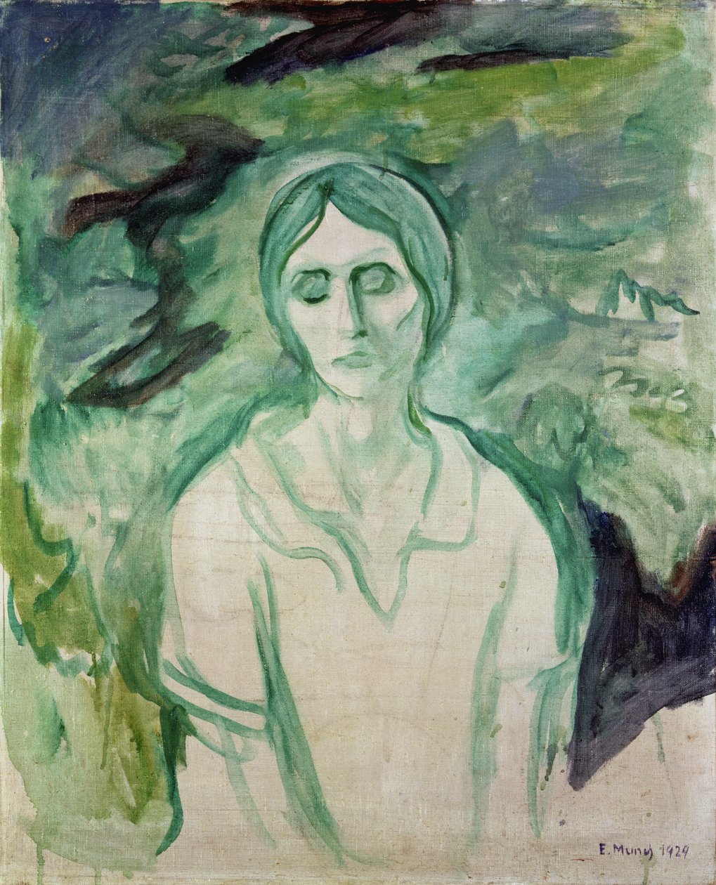 Gotisk flicka av Edvard Munch