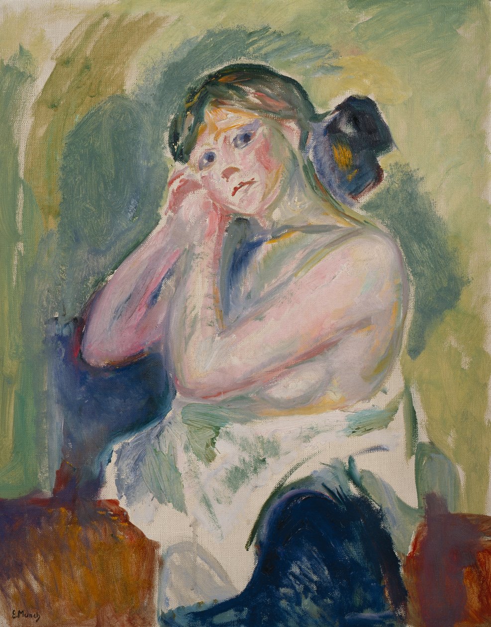 Halvnaken av Edvard Munch