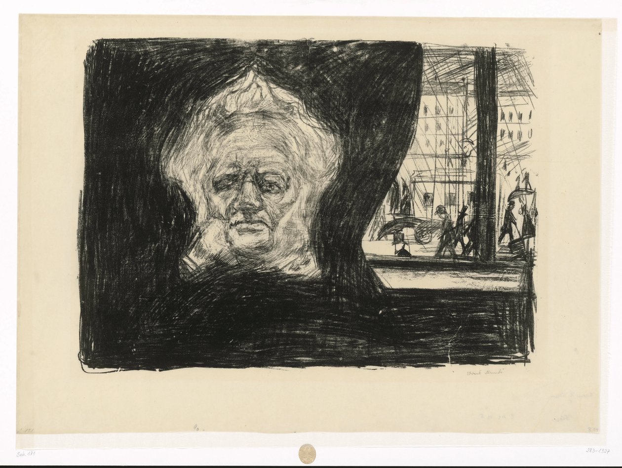 Henrik Ibsen på Grand Hotels kafé av Edvard Munch