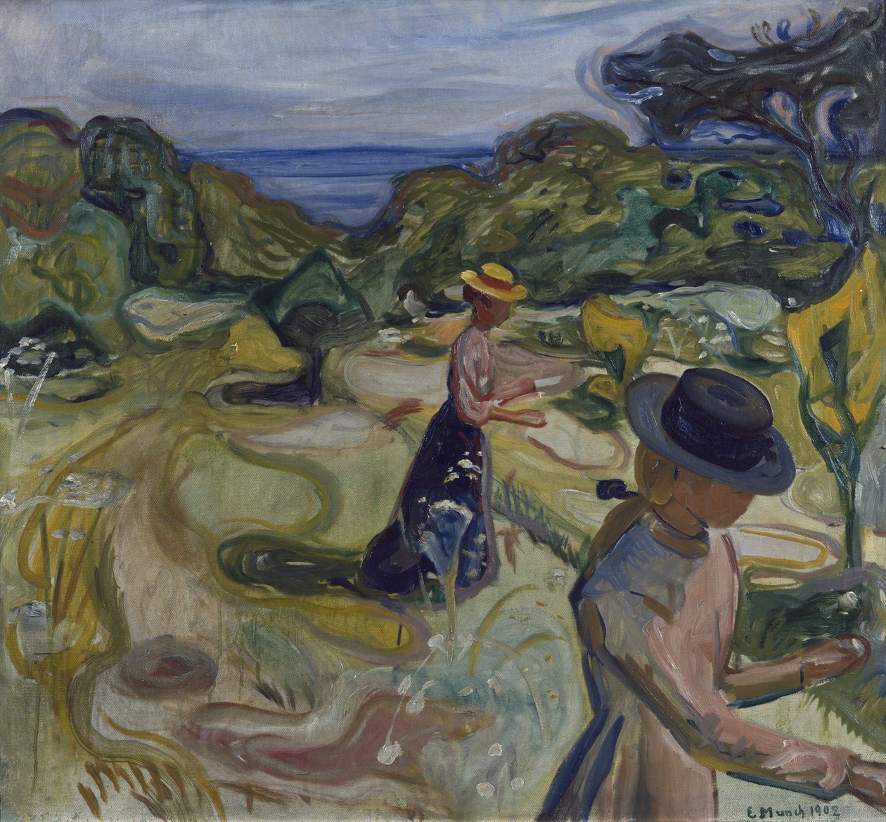 I trädgården av Edvard Munch