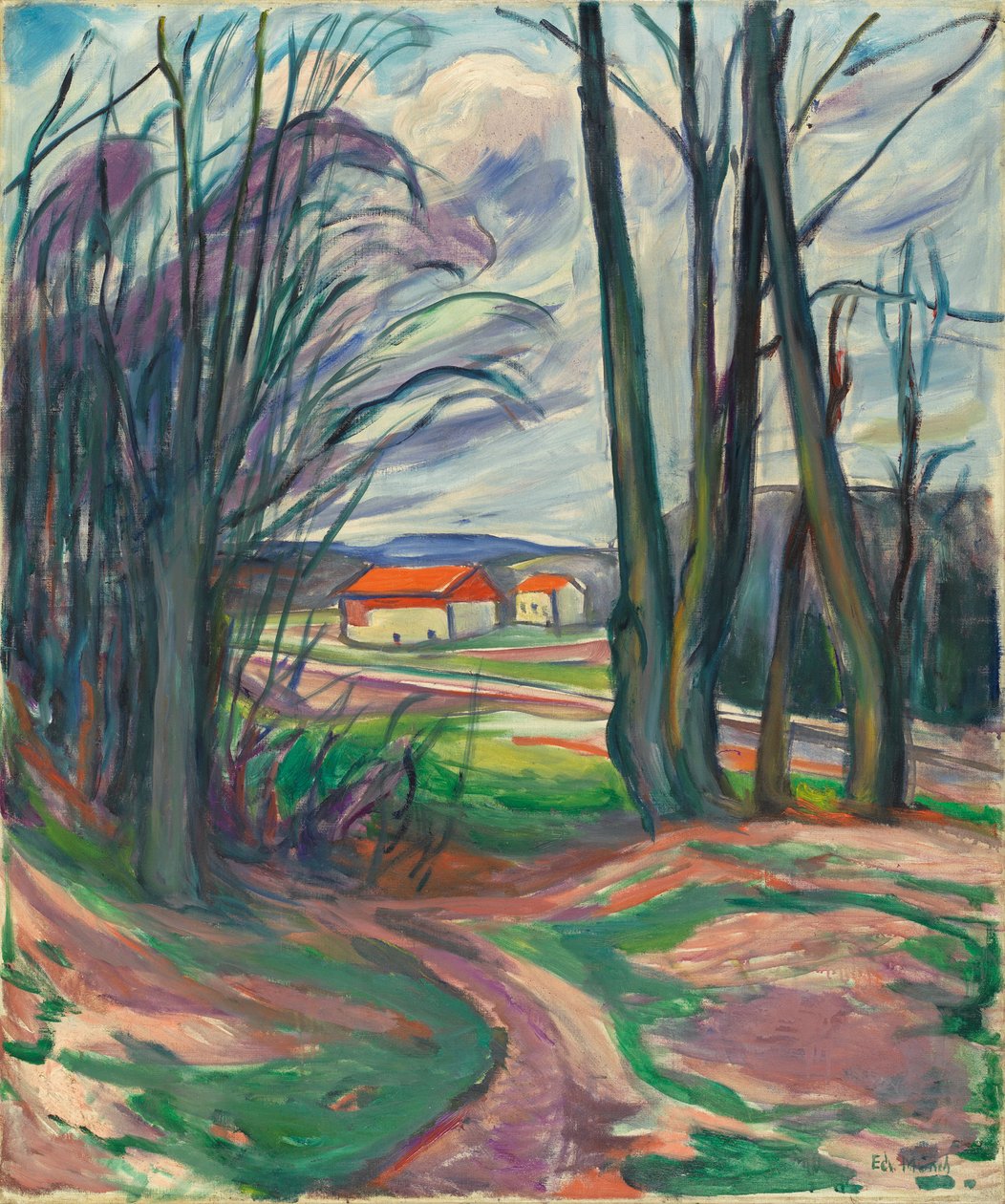 Landskap i Skoyen, 1920-talet av Edvard Munch