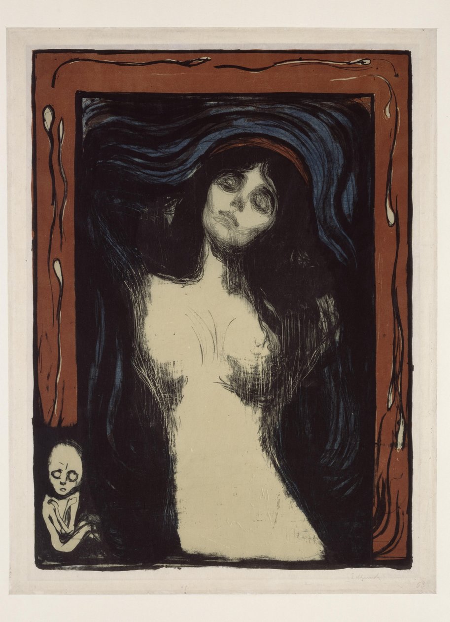 Madonna (den älskande kvinnan) av Edvard Munch