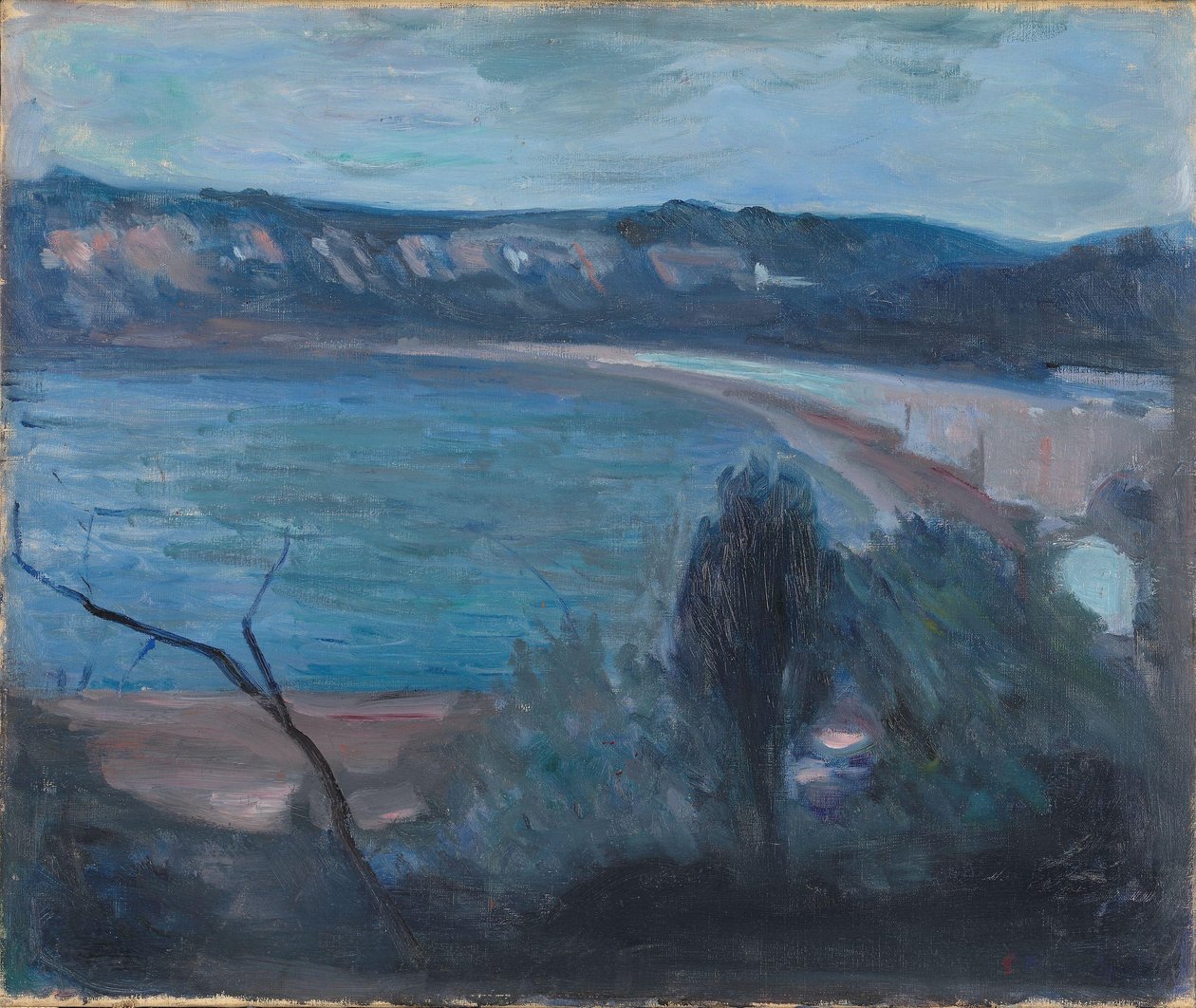Månsken vid Medelhavet av Edvard Munch