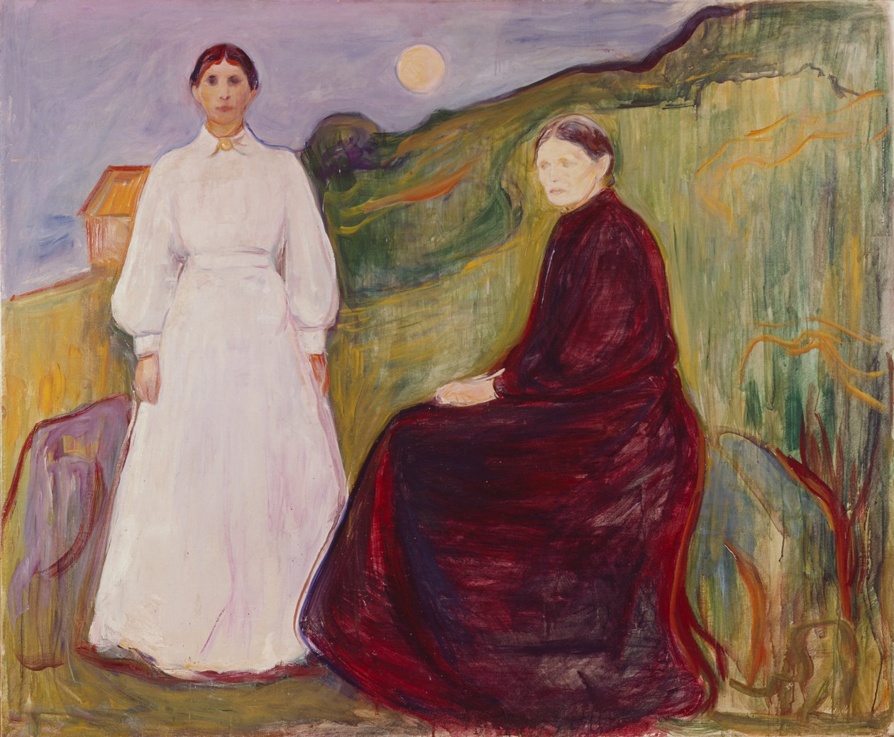 Mor och dotter av Edvard Munch