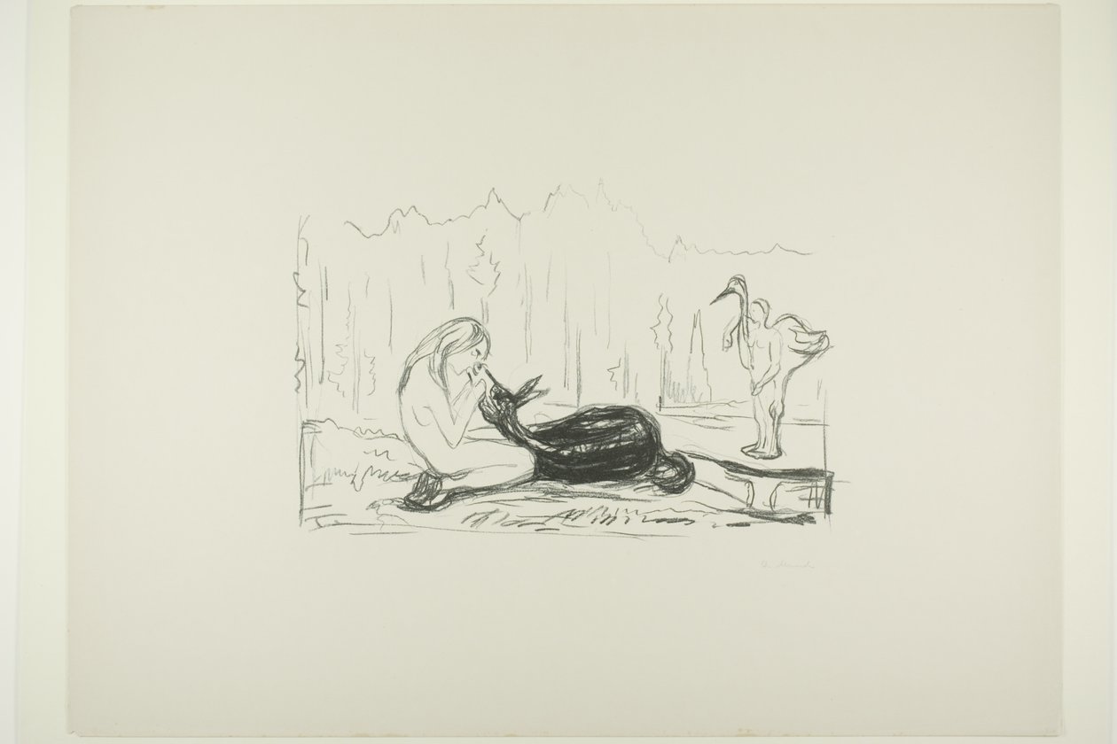 Omega och rådjuren av Edvard Munch