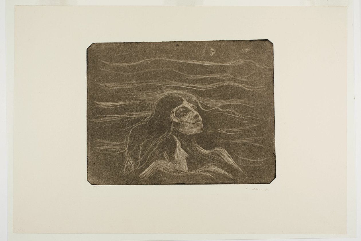 På kärlekens vågor av Edvard Munch