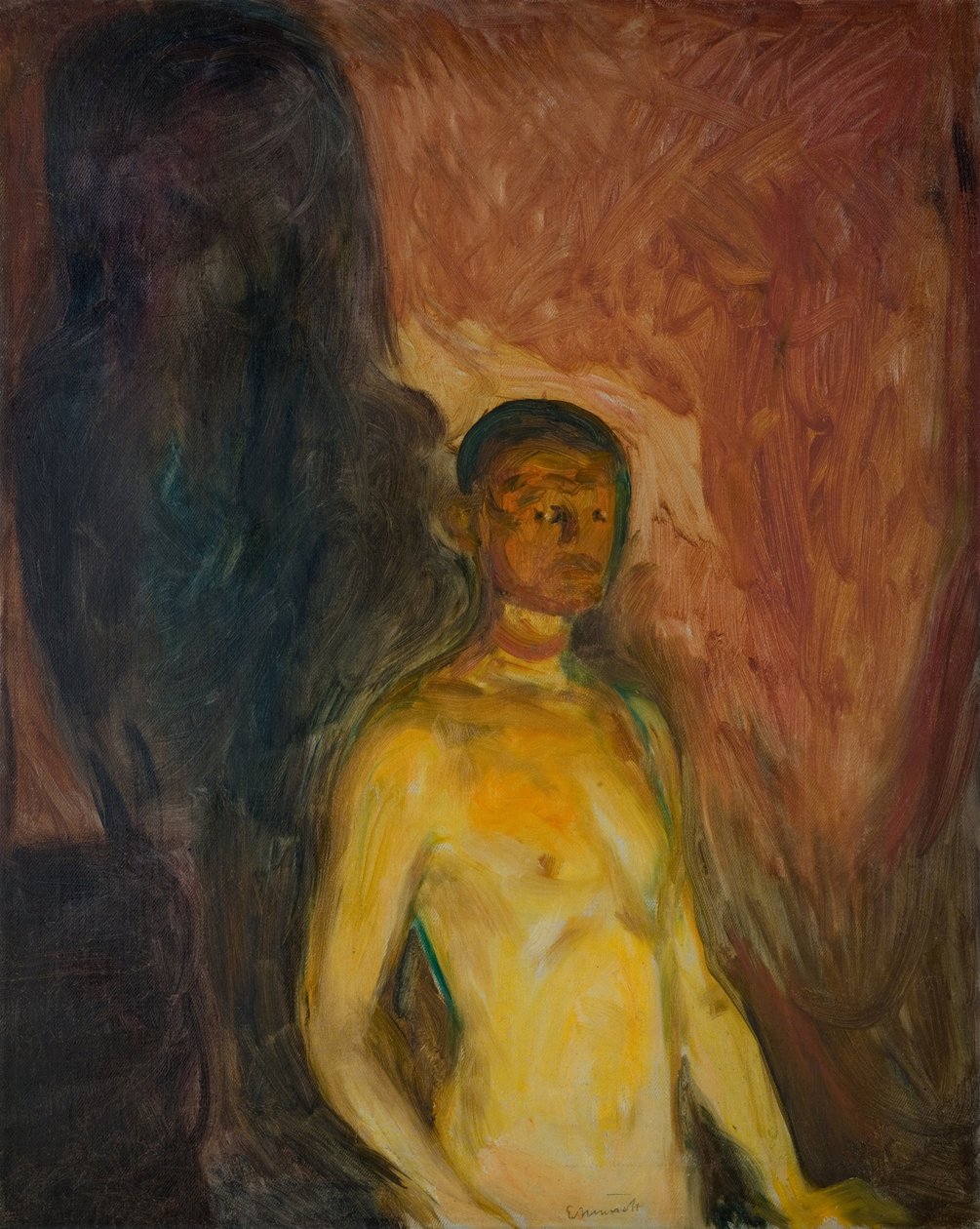 Self-Portrait in Hell av Edvard Munch