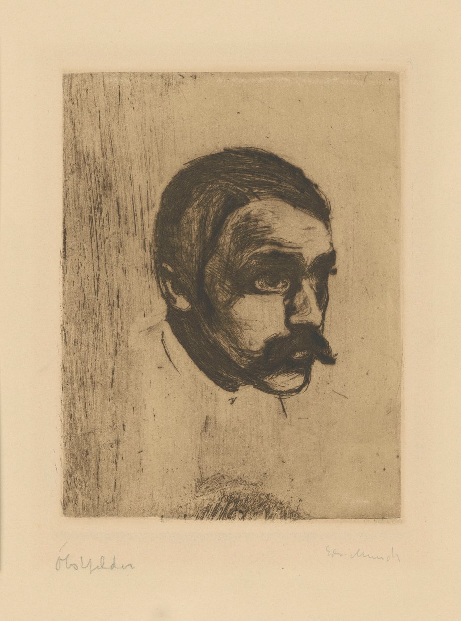 Sigbjørn Obstfelder av Edvard Munch