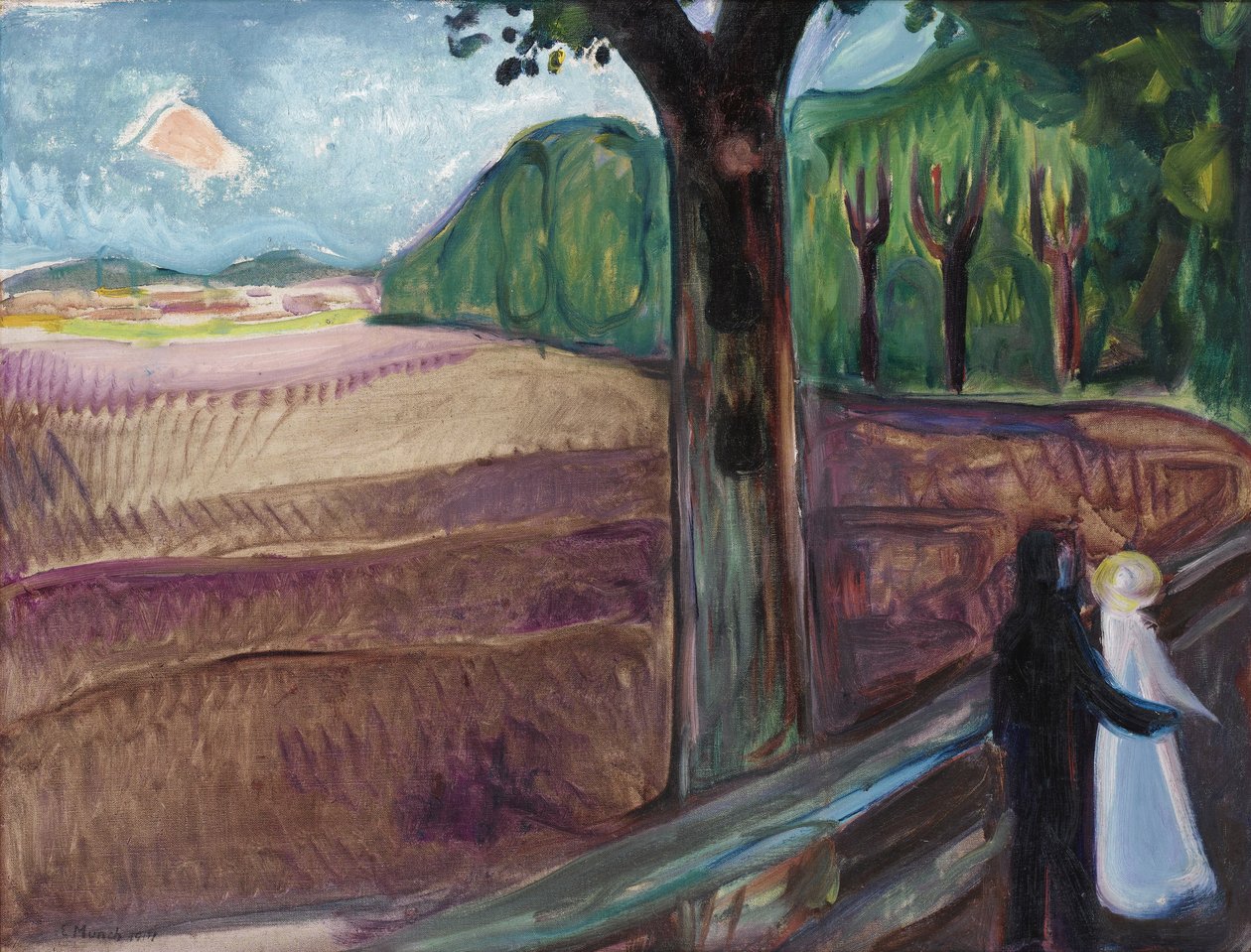 Sommarnatt Sommarnatt, 1917 av Edvard Munch