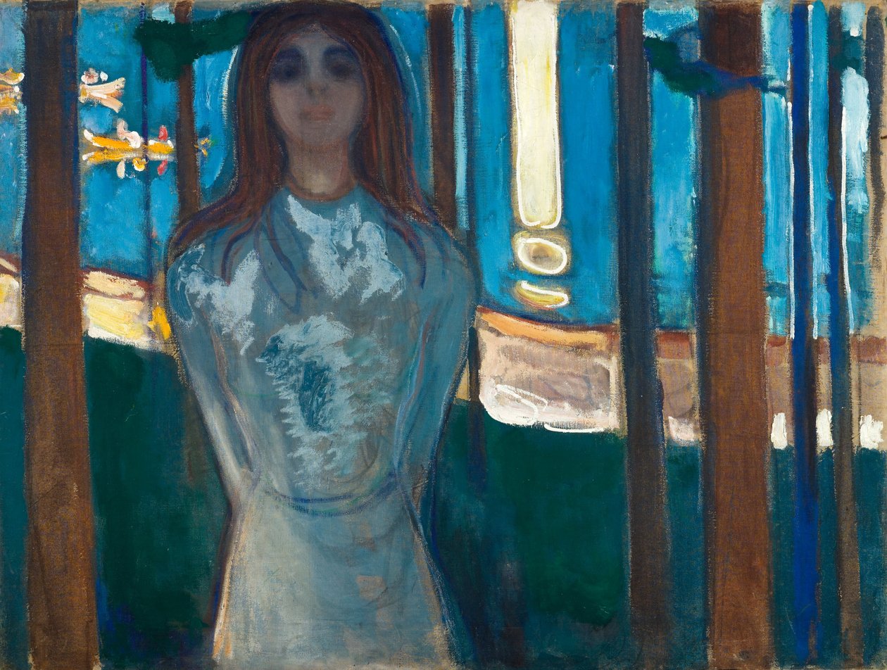 Sommarnatt. Rösten av Edvard Munch