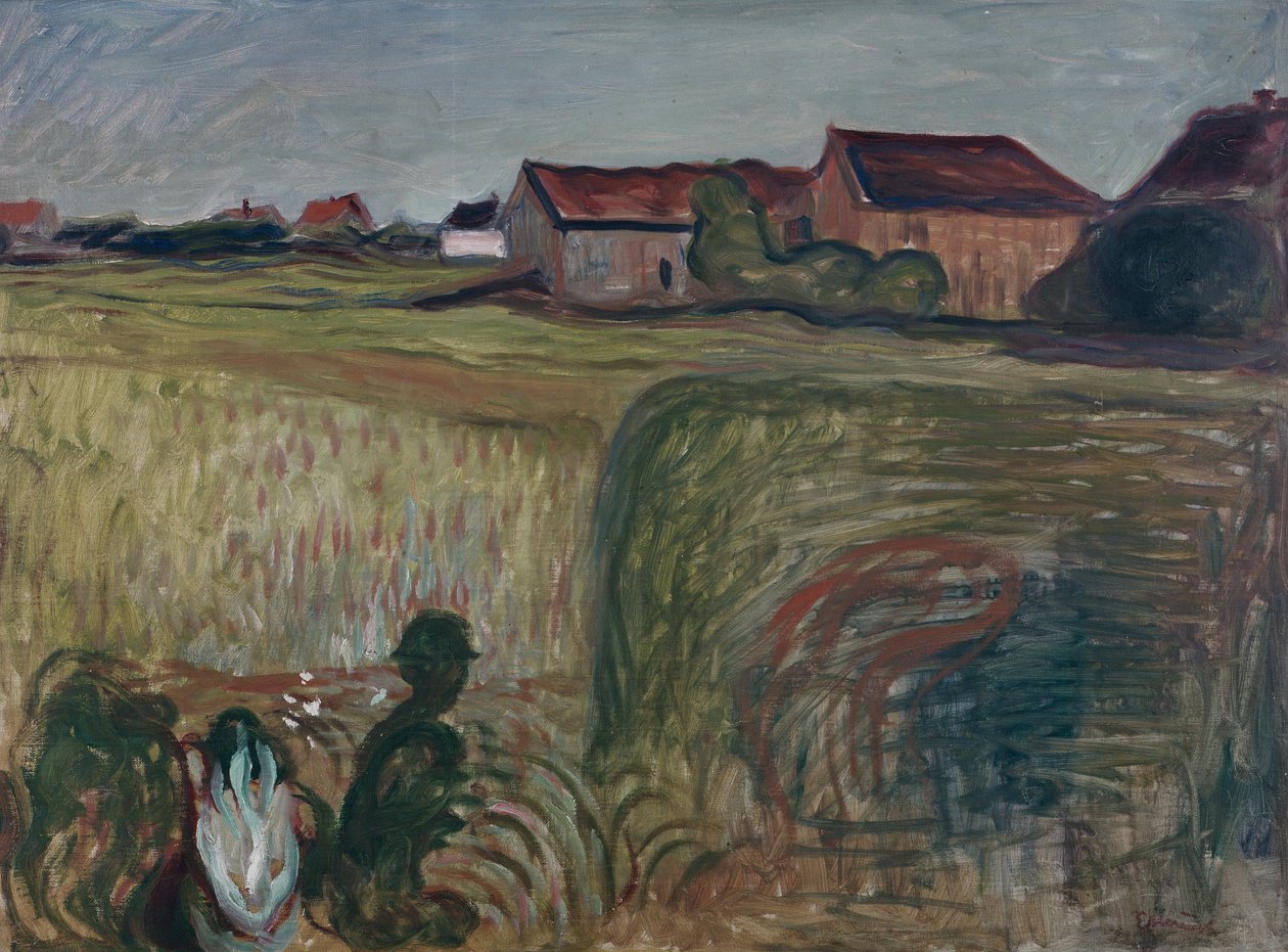 Sommarkväll av Edvard Munch