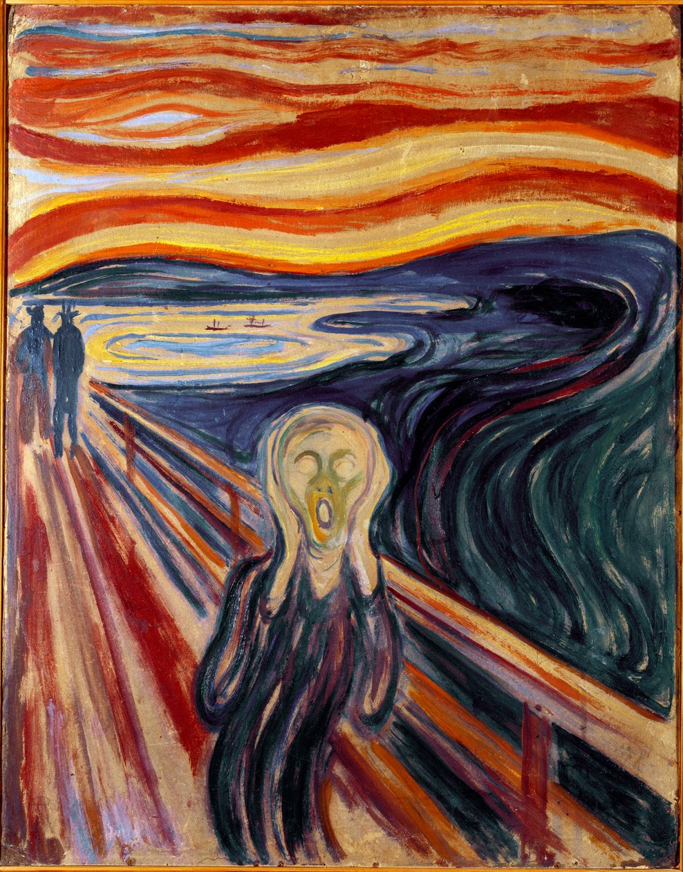 Skråsmålningen av Edvard Munch (1863-1944) 1893 Sön. 83,5x66 cm Oslo, Kommunala konstsamlingar Munchmuseet (Musee Munch) av Edvard Munch