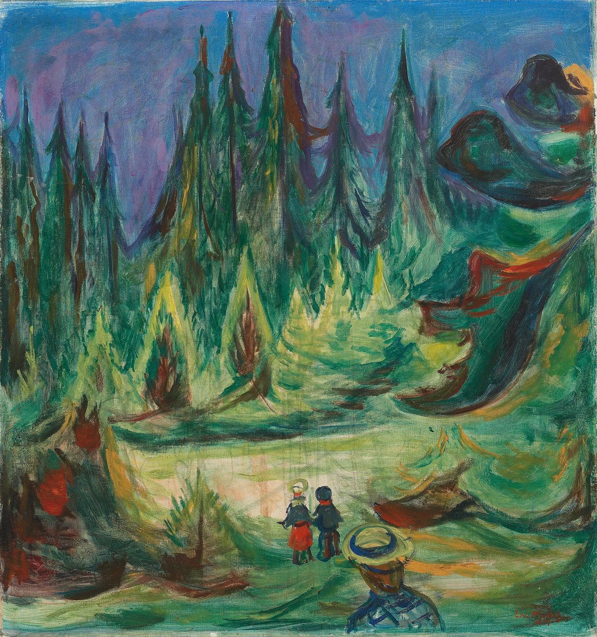 Sagoskogen av Edvard Munch