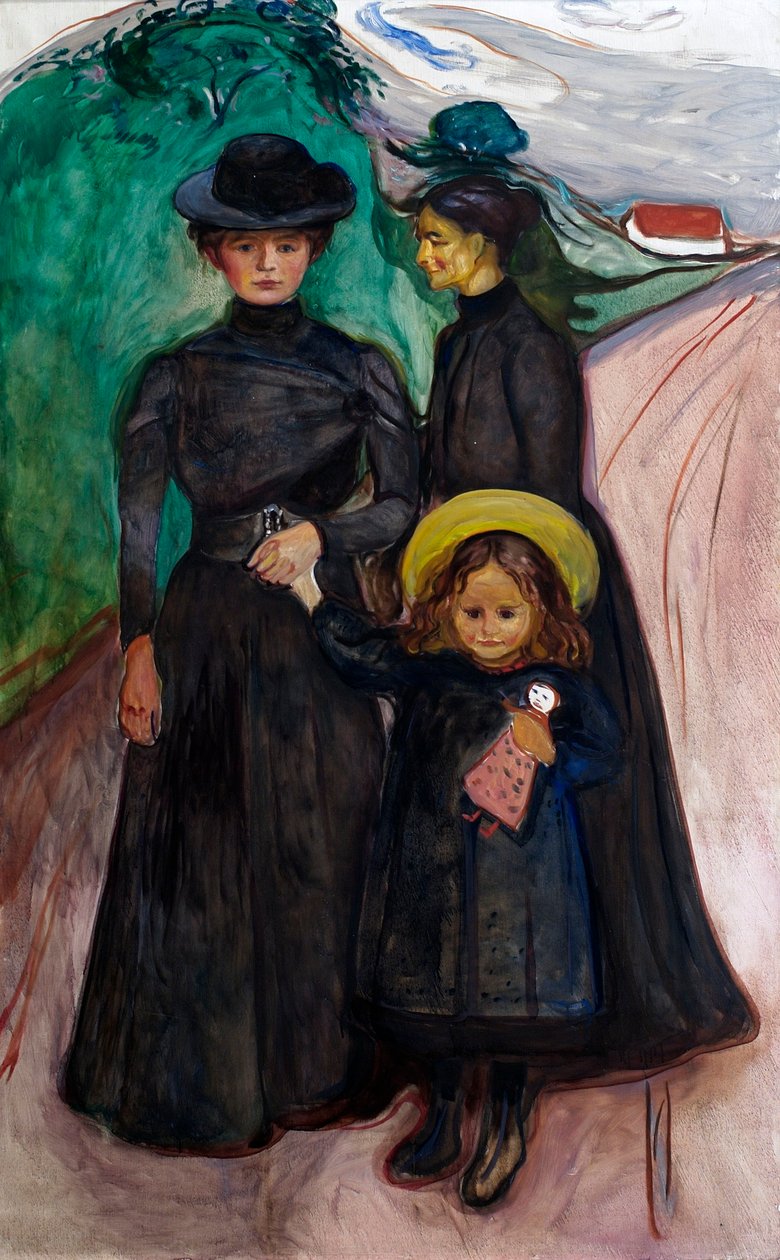 Familjen (The Book Family) av Edvard Munch
