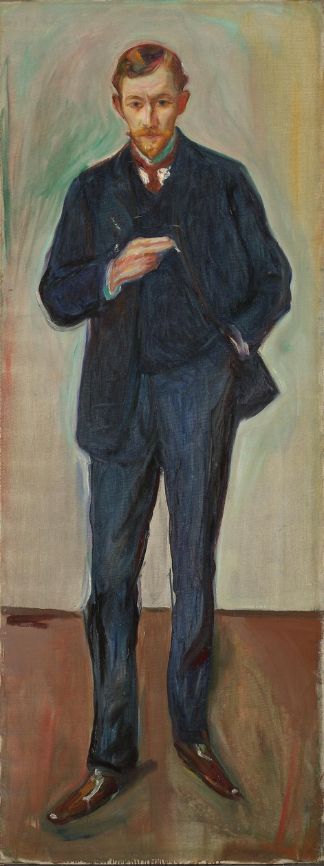 Fransmannen, Marcel Archinard, ca 1904 (olja på duk) av Edvard Munch