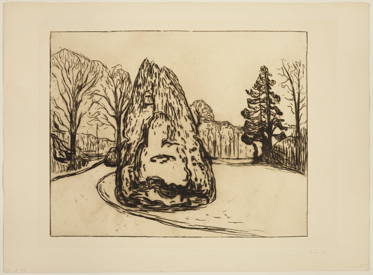Trädgården av Edvard Munch