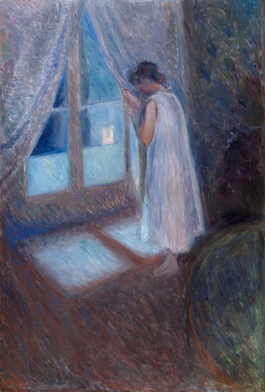 Flickan vid fönstret av Edvard Munch