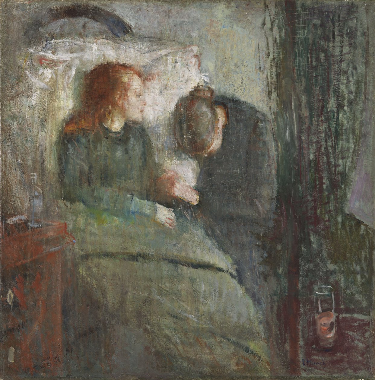 Det sjuka barnet av Edvard Munch