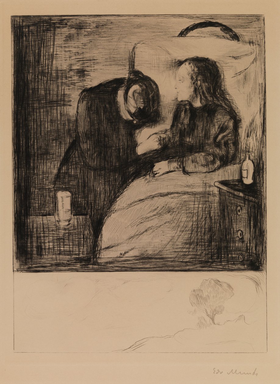Det sjuka barnet av Edvard Munch