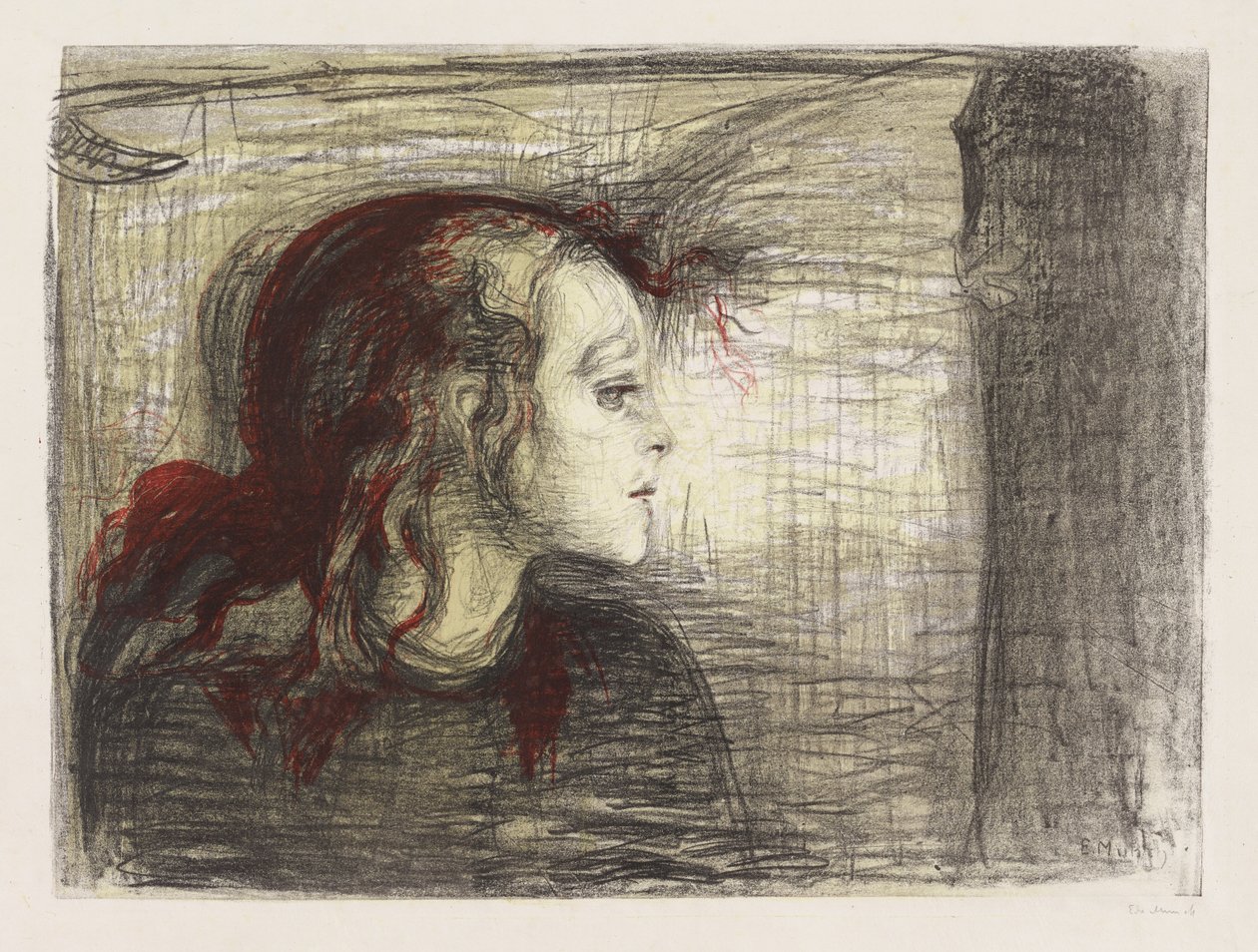 Det sjuka barnet I av Edvard Munch