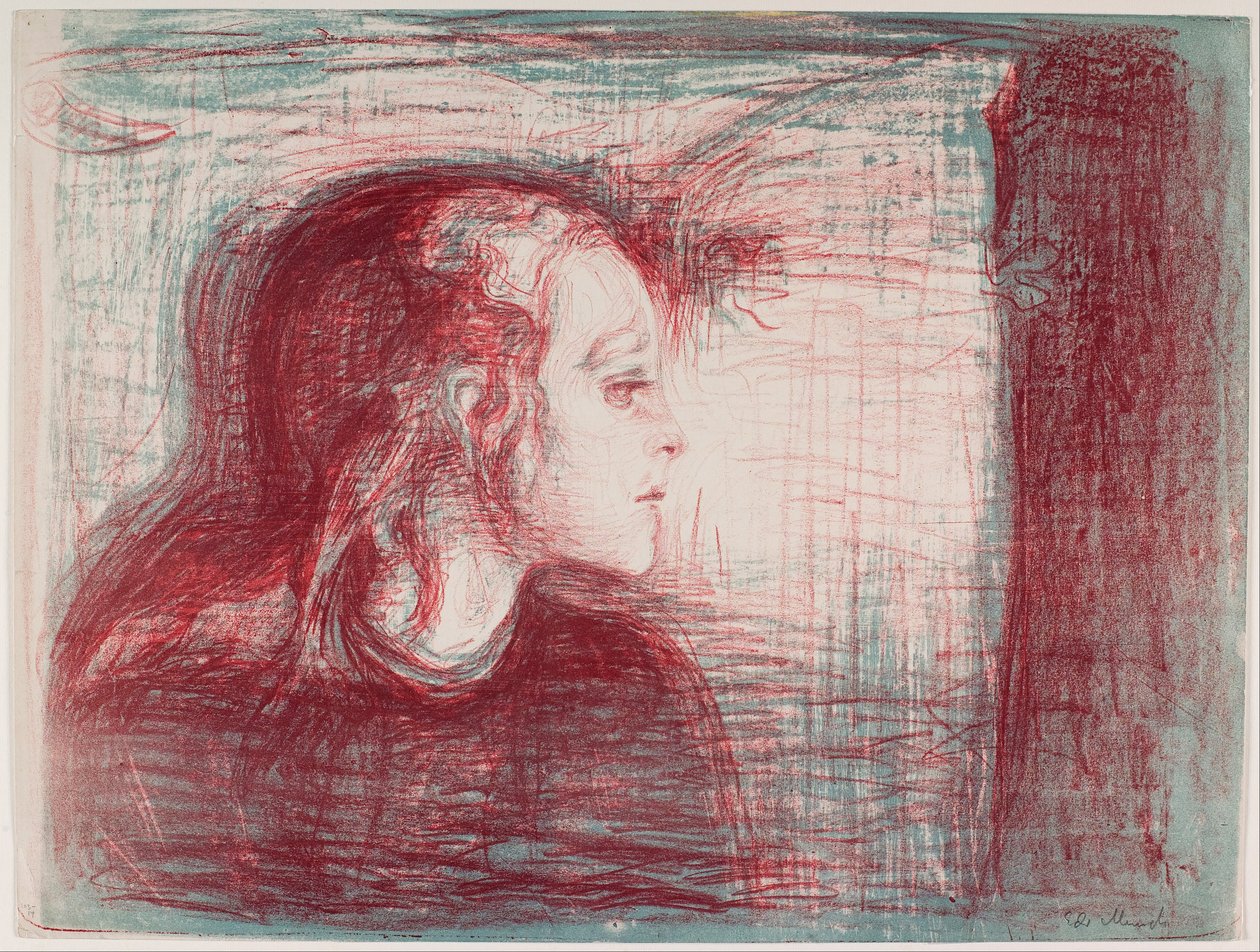 Det sjuka barnet I av Edvard Munch