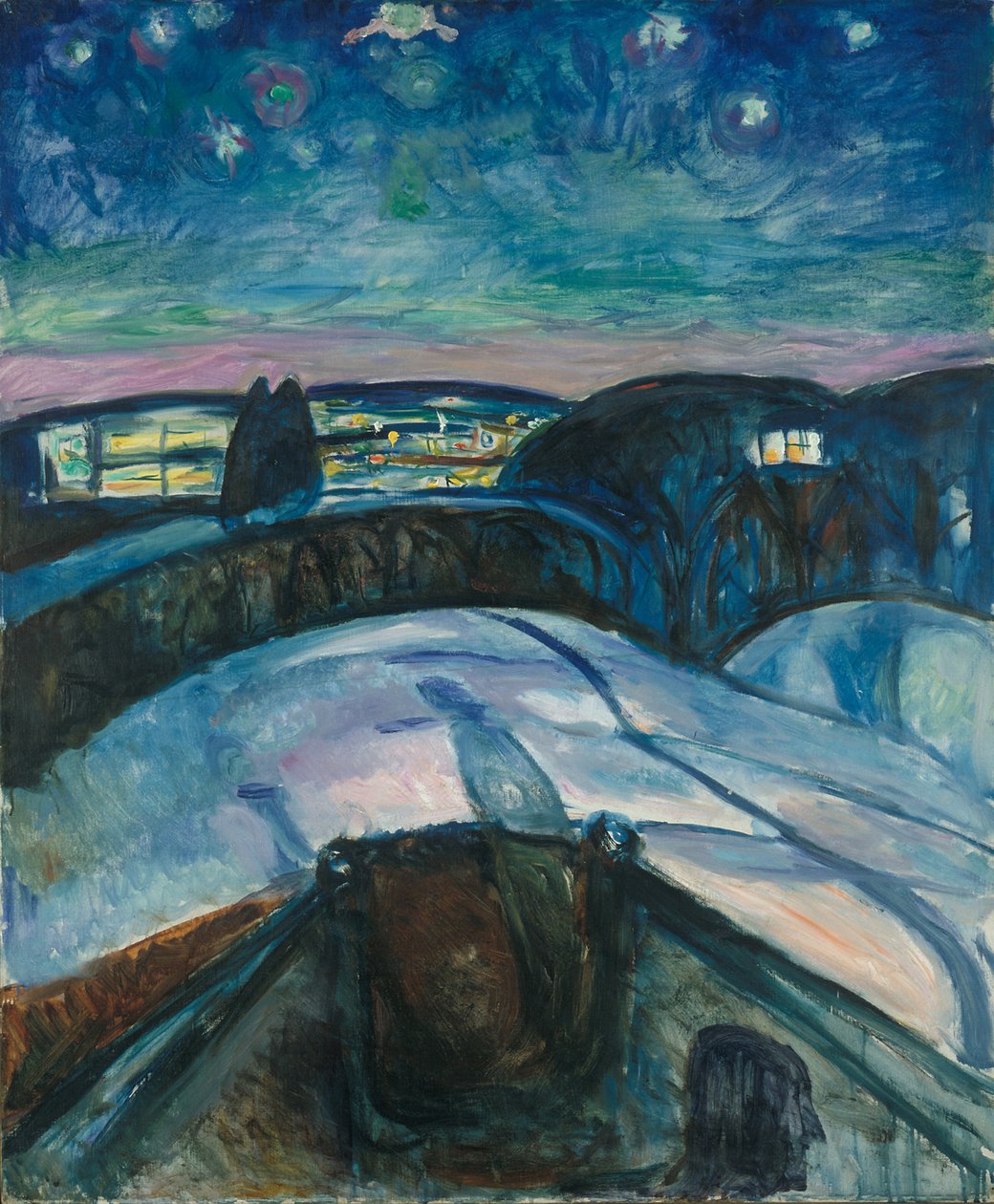 Den stjärnklara natten av Edvard Munch