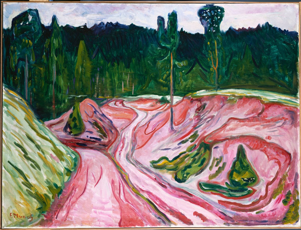 Thüringer Wald, ca 1904 (olja på duk) av Edvard Munch