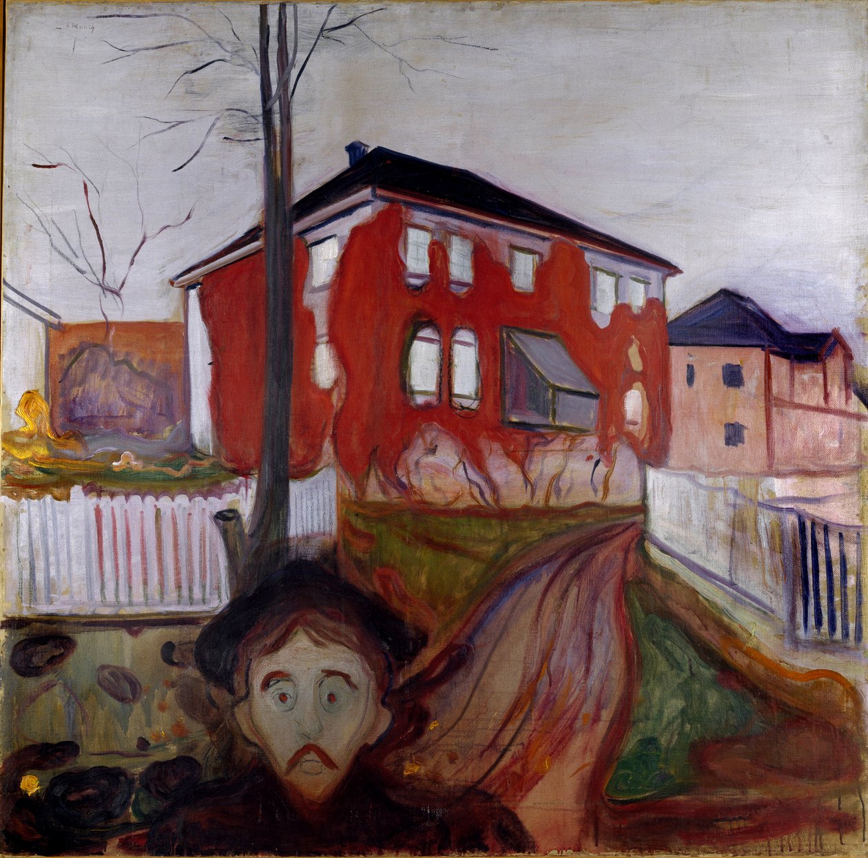 The Virgin Red Vine Målning av Edvard Munch (1863-1944) 1899-1900 Sön. 119,5x121 cm Oslo, Kommunala konstsamlingar Munchmuseet (Musee Munch) av Edvard Munch