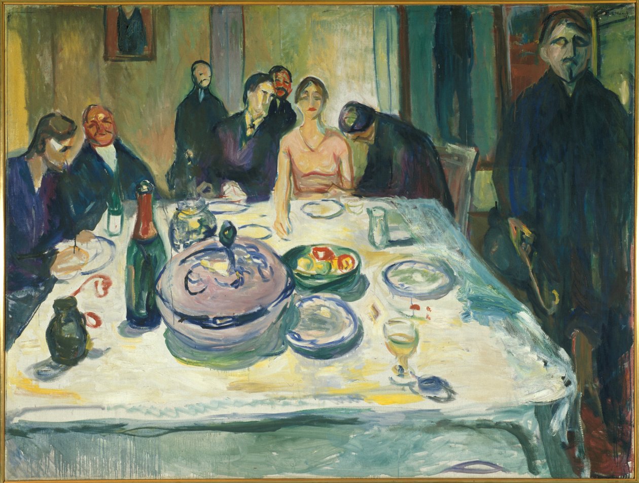 Bohemens bröllop, 1925-1926 av Edvard Munch