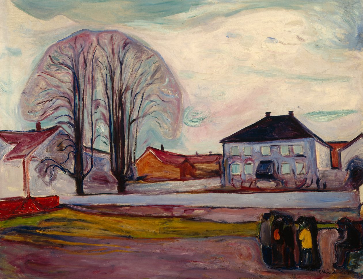 Huset vid stranden av Edvard Munch