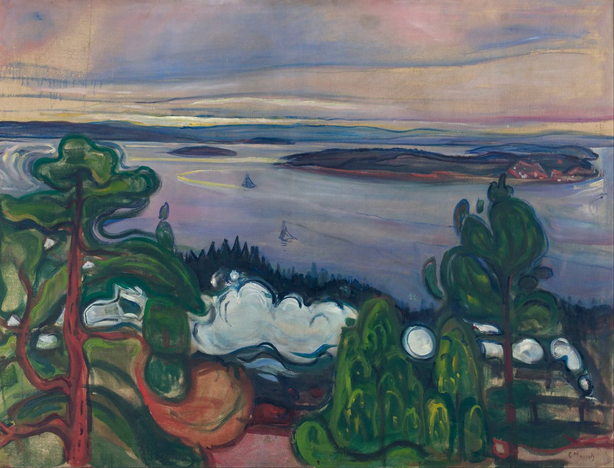 Tågrök  av Edvard Munch
