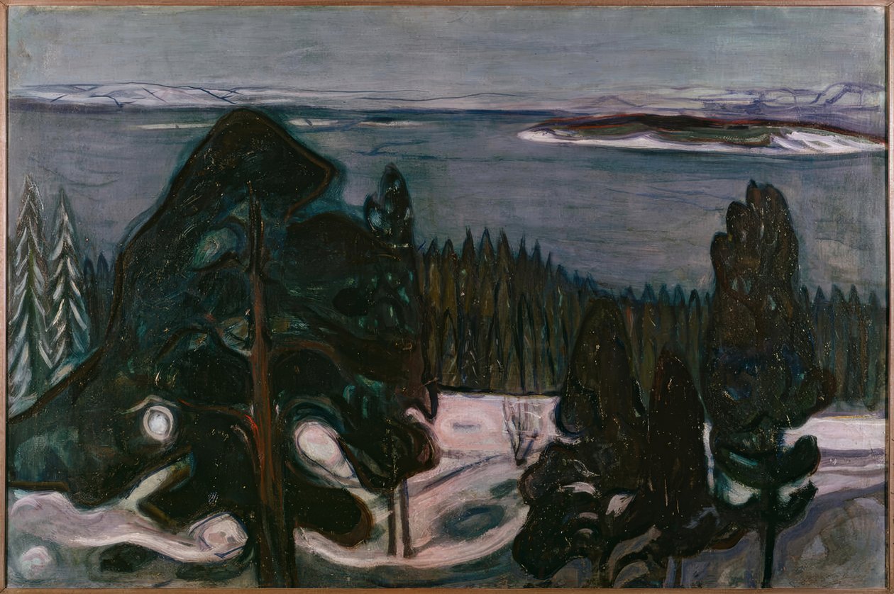 Vinternatt av Edvard Munch