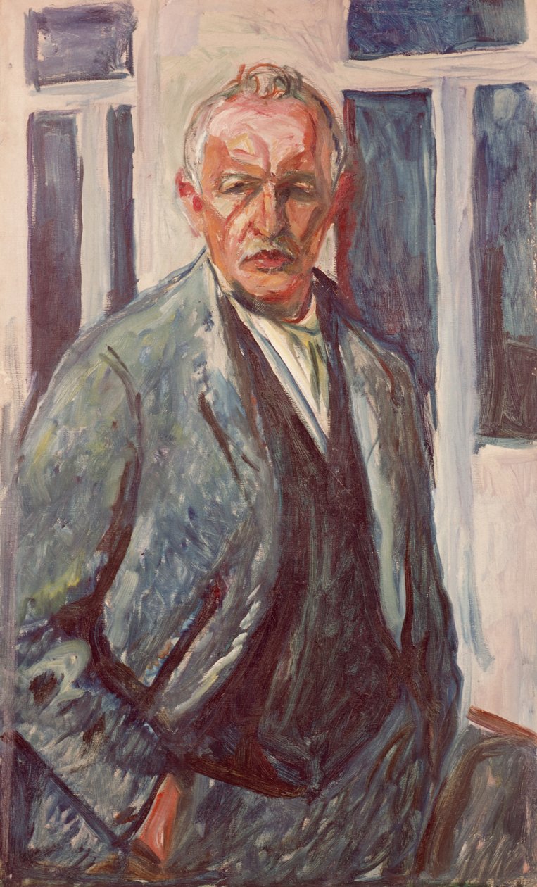 Med båda händerna i byxfickorna av Edvard Munch