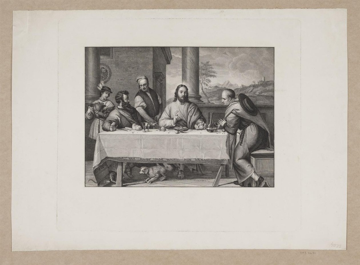 Kristus och Emmaus av Edvard Sonne