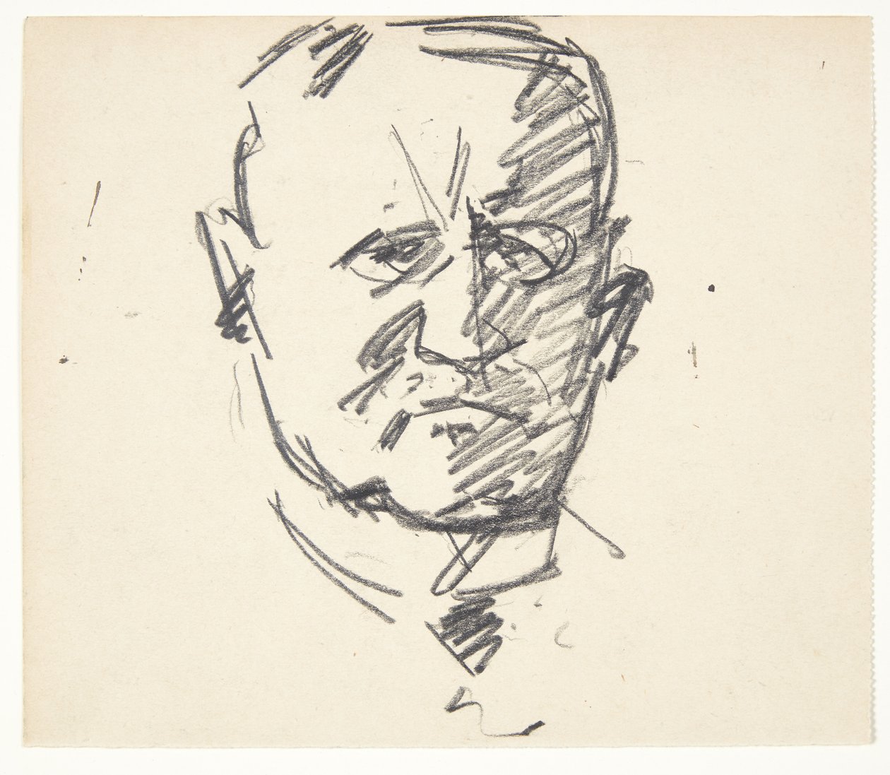 Studera för ett porträtt av en professor, MD. Carl Lorentzen (1860-1932) av Edvard Weie